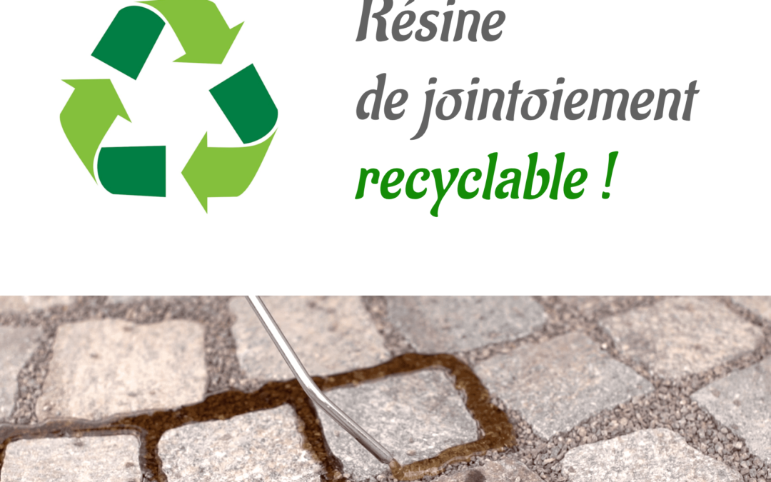 Flexystone joint resin is recyclable