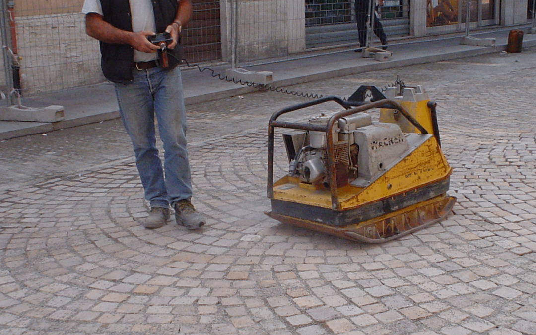 Maximising stability: the crucial use of vibratory plates on stone and concrete floors
